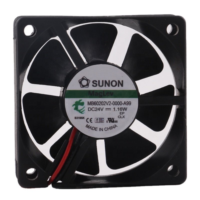 New Original SUNON DC24V 1.16W 6020 6CM 60X60X20MM EC AC Industrial Silent Double Ball Inverter MB60202V2-0000-A99 Cooling Fan
